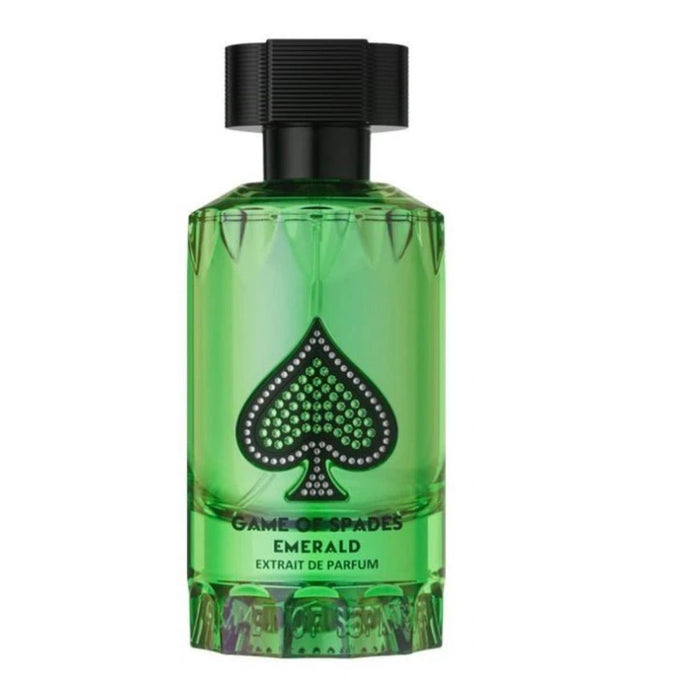 Jo Milano Game of Spades Emerald Extrait de Parfum 3.4 oz | Unisex Cologne and Perfume for Men and Women | Inspired by Symphony