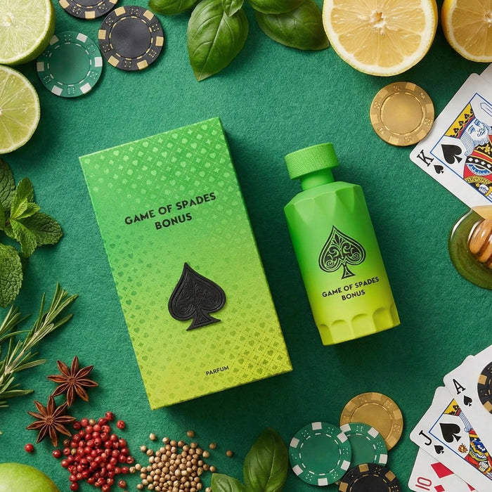 Jo Milano Game of Spades Bonus Parfum 3.4 oz | Unisex Cologne and Perfume for Men and Women | Inspired by Pacific Chill