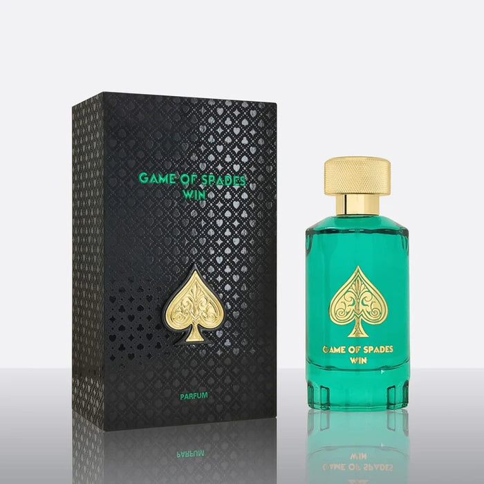 Jo Milano Game of Spades Win Parfum 3.4 oz | Litchi Jasmine Vanilla Perfume for Women | Inspired by Greenwich Village